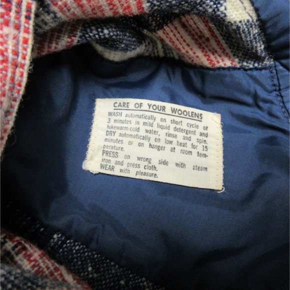 Pendleton 60s 70s vintage men's virgin wool plaid button up shirt‎ L - Picture 7 of 11